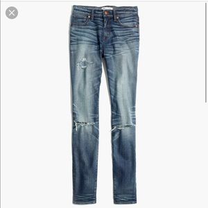 Madewell High Riser Skinny Jeans-Torn Knee
